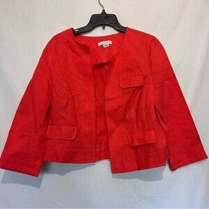 Liz Claiborne open front blazer jacket large
